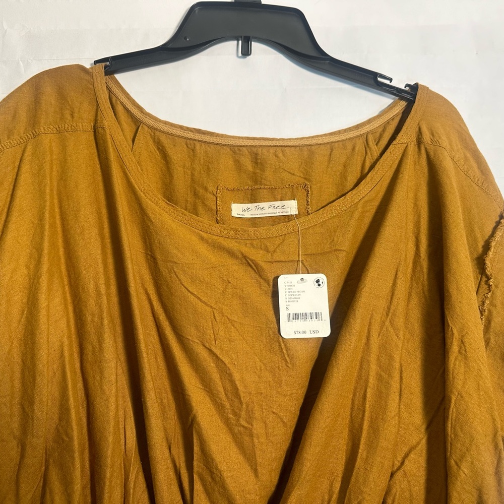 Free people shirt that has matching shorts